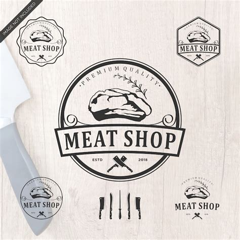 Meat shop logo Vectors & Illustrations for Free Download | Freepik