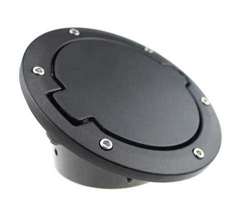 car tank cover Black Stainless Steel ABS Gas Fuel tank Cap Cover 4 Door 2 Door Fit for Jeep ...