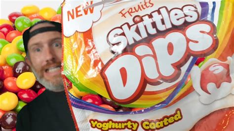 Skittles Dips Yoghurty Coated - YouTube