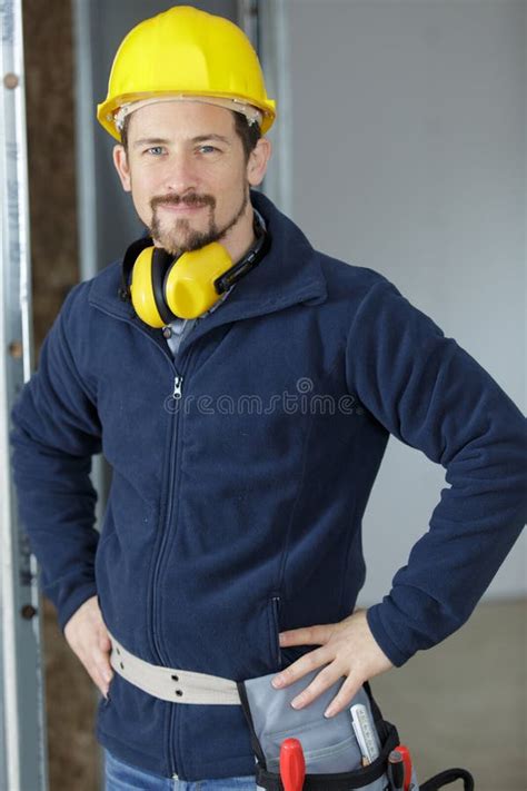 Engineer Man Looking at Camera Stock Image - Image of development, city: 264392267