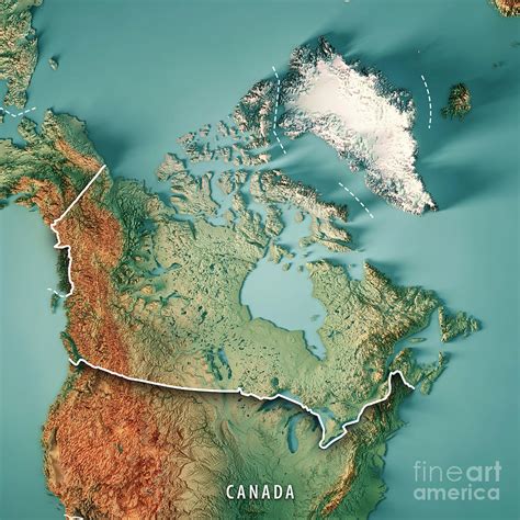 Topographic Map Of Canada – Get Map Update