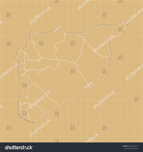 Ancient Syria map old paper background with - Royalty Free Stock Vector 1460924039 - Avopix.com