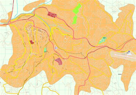 Kigali vector maps | Netmaps. Leading Mapping Company