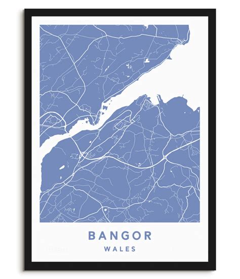 Bangor, Wales – Map – Plume