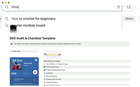 SEO Audit & Checklist Template | Notion Template