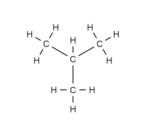 Isobutane Molecule