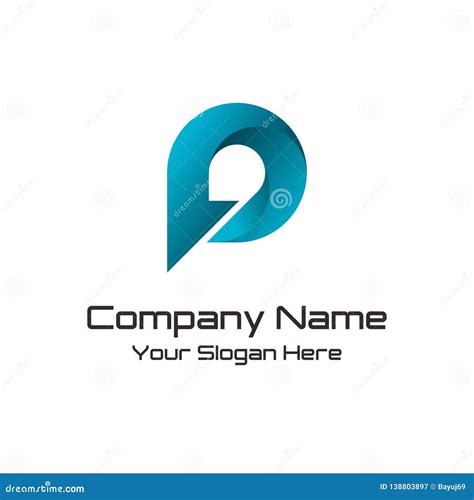 Letter P Logo Design Template Stock Vector - Illustration of emblem ...