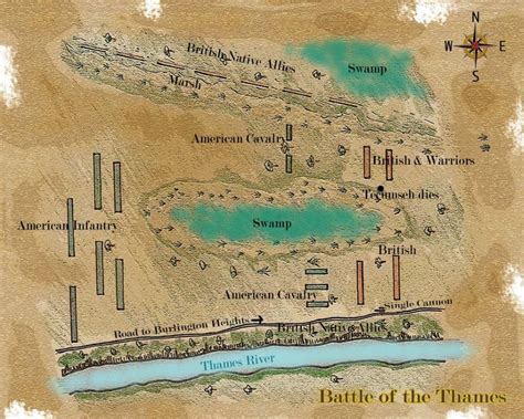 Vengeance on the Thames - Frontier Partisans | Thames, Map, Battle