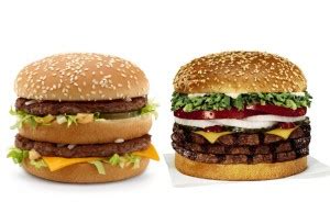 Caloric Comparison - Big Mac vs. Whopper