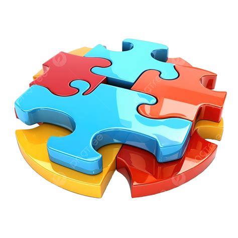 Jigsaw Puzzle 3d Illustration Rendering, Strategy, Connection, Jigsaw PNG Transparent Image and ...