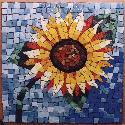 Mosaic Sunflower | FaveCrafts.com