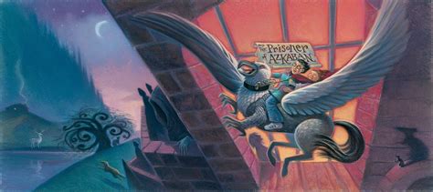 Harry Potter Prisoner of Azkaban Mary GrandPre SIGNED Bookcover Giclee ...