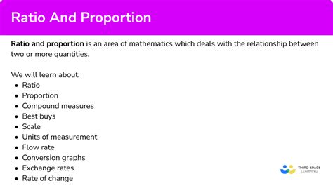 Ratio And Proportion - Maths GCSE - Steps & Examples