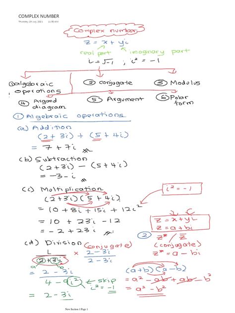 Complex Numbers | PDF