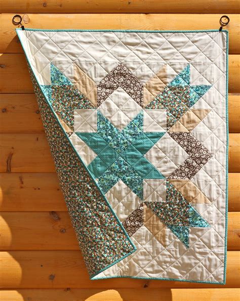 Cora Quilts: Designer Star Baby Girl Quilt