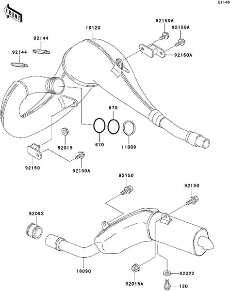 Coastal Motorcycle Centre - KDX200 2000 - Muffler(s)