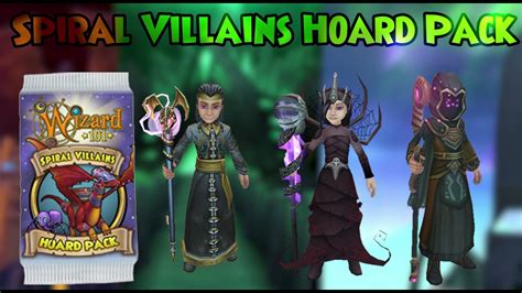 Wizard101 Spoilers | Spiral Villains Hoard Pack (Aesthetics) - YouTube