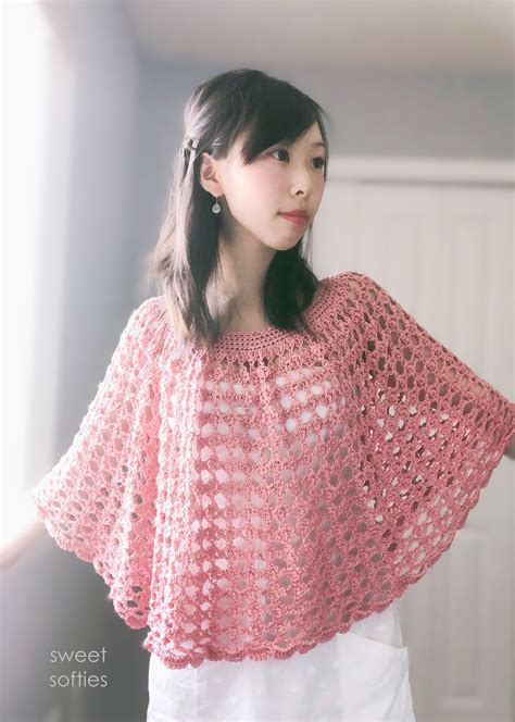 Rose Finch Capelet, a Vintage Lace Poncho (Free Crochet Pattern) - Sweet Softies | Amigurumi and ...