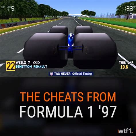 F1 97 Game Cheat Compilation | F1 '97 had the best cheats 👌 | By WTF1