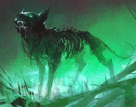 Hellhound Mythical Creatures Art, Mythological Creatures, Fantasy ...