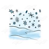 Abeka | Clip Art | Snowflakes and Snow