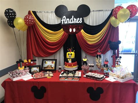 Mickey Mouse decorations 1st Birthday Parties, Birthday Party, Mickey Mouse Decorations ...