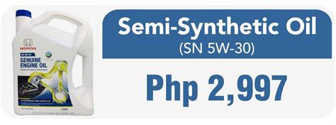 Honda Cars Philippines › All-in Honda Change Oil Packages