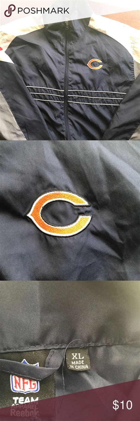 NFL Chicago Bears windbreaker | Nfl chicago bears, Windbreaker ...