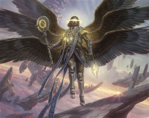 Angel of Destiny MtG Art from Zendikar Rising Set by Ryan Pancoast ...