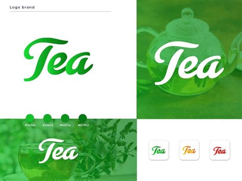 Tea company logo design on Behance | Company logo design, Cafe logo design, Tea logo