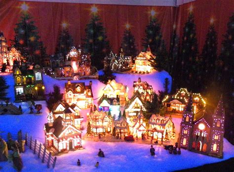 Christmas Village Light Display for a Magical Holiday