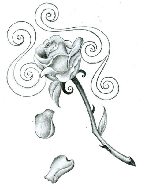 Disegni Tatuaggi Rose Stilizzate | FuTatuaggio