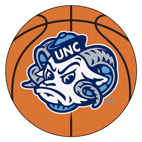 UNC - Chapel Hill NCAA Basketball Round Floor Mat (29) Ram Logo | North ...