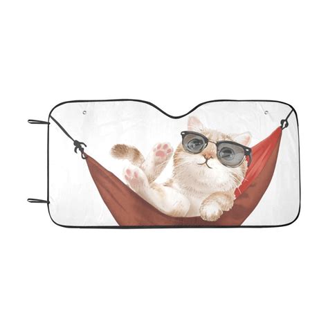 Cats Sunshade, Funny Car Windshield Sun Shade sold by Danii Pollehn ...