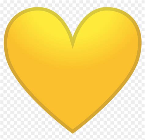 Yellow Heart Icon - Love Icon Yellow, HD Png Download - 1024x1024(#525693) - PngFind