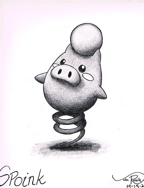 Spoink by johnrenelle on DeviantArt