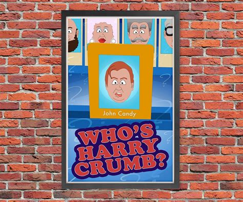 Who's Harry Crumb Movie Poster Print | Etsy