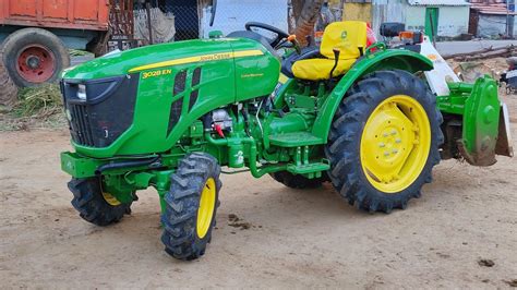 John Deere 3028 EN 28 hp 4wd Mini Tractor | Full review | Price mileage ...