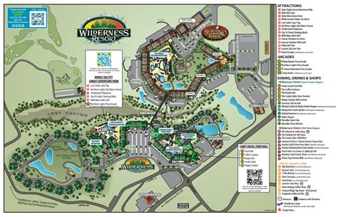 Wilderness Resort Map and Brochure (2022 - 2023) | ThemeParkBrochures.net