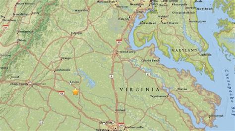 2.8 earthquake hits Virginia near epicenter of 2011 East Coast ...