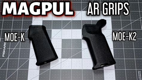 AR PISTOL GRIPS - MAGPUL MOE-K -VS- MOE-K2 - QUICK LOOK! - YouTube