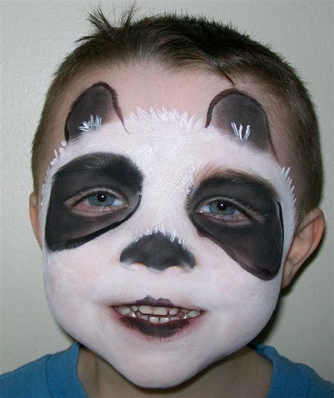 How To Paint Your Face Like A Panda Bear – View Painting