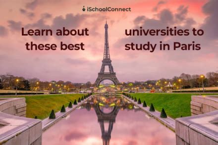 List of 10 best universities in Paris