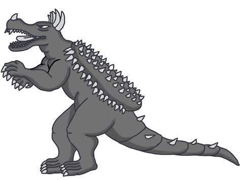 anguirus 1955 (art by me) : r/GODZILLA