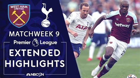 West Ham United v. Tottenham Hotspur | PREMIER LEAGUE HIGHLIGHTS | 10/24/2021 | NBC Sports - YouTube