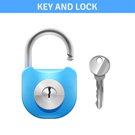 Lock And Key Illustration 468736 Vector Art at Vecteezy