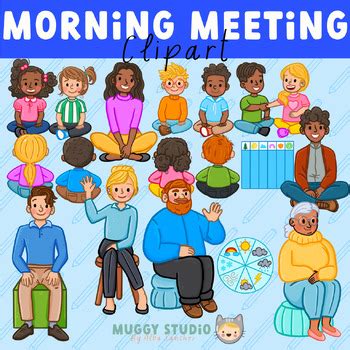 Morning Meeting Clipart by Muggy Studio | TPT