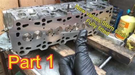 Cylinder Head Assembly Part 1// Fitting the new valves - YouTube