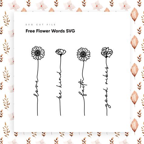 32+ Free Flower SVGs (2022) - MasterBundles