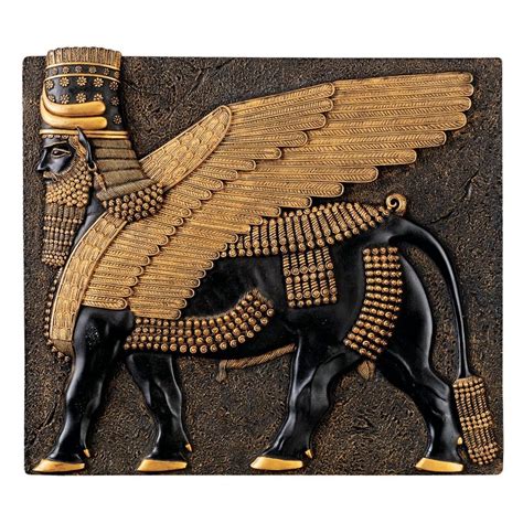 Assyrian Winged Bull Wall Décor | Ancient mesopotamia, Mesopotamia ...